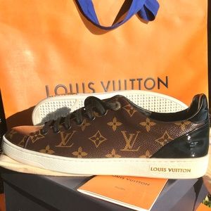 LOUIS VITTON FRONTROW SNEAKERS, WOMEN SIZE 10